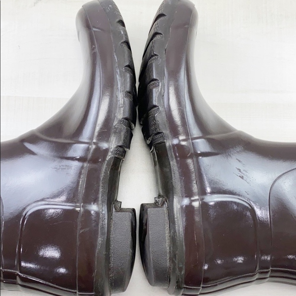 HUNTER ORIGINAL GLOSS TALL BOOT in Seep - Picture 3 of 13